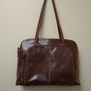Buxton Euro Leather Business Tote